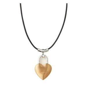 Ambush NEW Heart Padlock Necklace w/Adjustable Black Cord